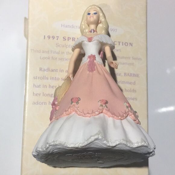 Vintage 1997 Spring Collection Hallmark Barbie Ornament - Picture 6 of 10